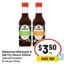 IGA Kikkoman Marinade & Stir Fry Sauce offer