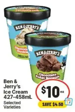 IGA Ben & Jerry's Ice Cream offer