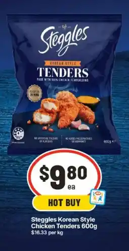 IGA Steggles Korean Style Chicken Tenders offer