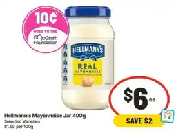 IGA Hellmann's Mayonnaise Jar offer