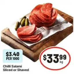IGA Chilli Salami offer