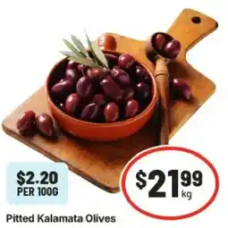 IGA Pitted Kalamata Olives offer