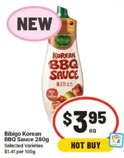 IGA Bibigo Korean BBQ Sauce offer