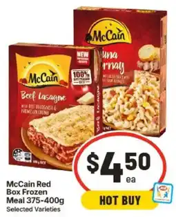 IGA McCain Red Box Frozen Meal offer
