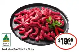 IGA Australian Beef Stir Fry Strips offer