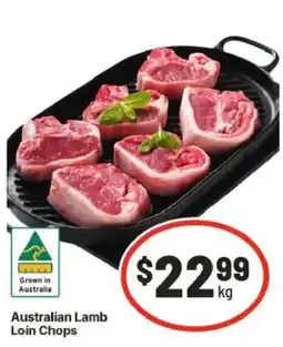 IGA Australian Lamb Loin Chops offer