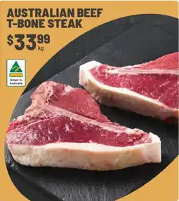 IGA Australian Beef T-Bone Steak offer