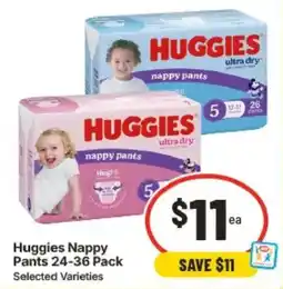 IGA Huggies Nappy Pants offer