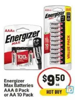 IGA Energizer Max Batteries offer