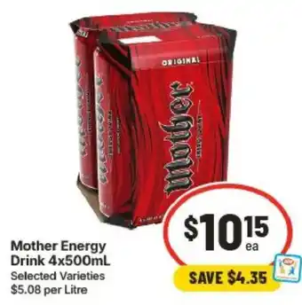 IGA Mother Energy Drink offer