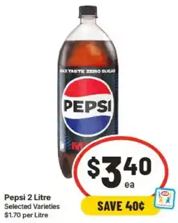 IGA Pepsi 2 Litre offer