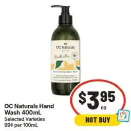 IGA OC Naturals Hand Wash offer