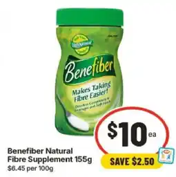 IGA Benefiber Natural Fibre Supplement offer