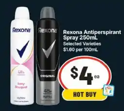 IGA Rexona Antiperspirant Spray offer