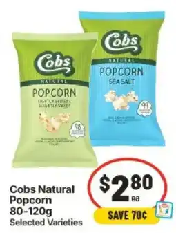 IGA Cobs Natural Popcorn offer