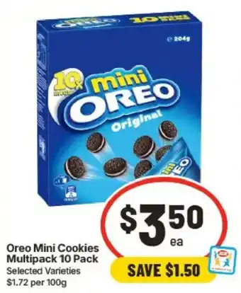 IGA Oreo Mini Cookies offer