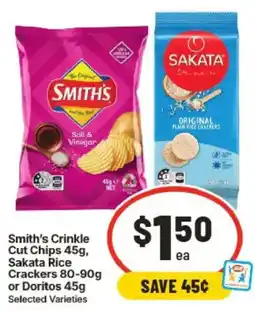 IGA Smith's Crinkle Cut Chips offer