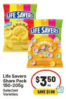 IGA Life Savers Share Pack Selected Varieties offer