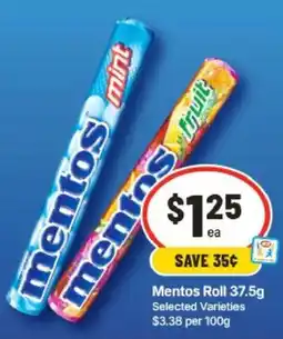 IGA Mentos Roll offer