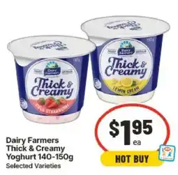 IGA Dairy Farmers Thick & Creamy Yoghurt offer
