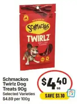 IGA Schmackos Twirlz Dog Treats offer