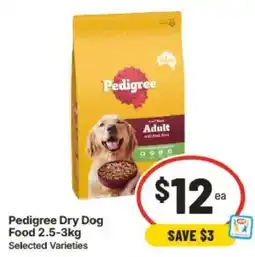 IGA Pedigree Dry Dog Food offer