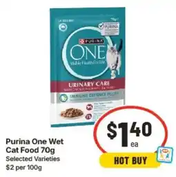 IGA Purina One Wet Cat Food offer