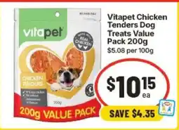 IGA Vitapet Chicken Tenders Dog Treats offer