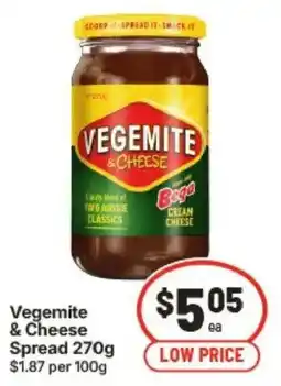 IGA Vegemite & Cheese Spread offer