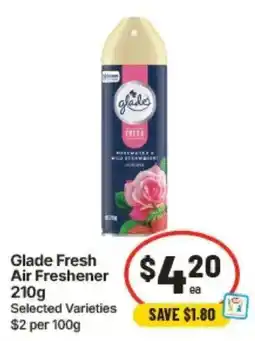 IGA Glade Fresh Air Freshener offer