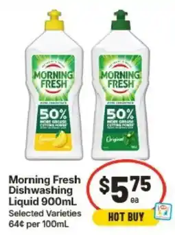 IGA Morning Fresh Dishwashing Liquid offer