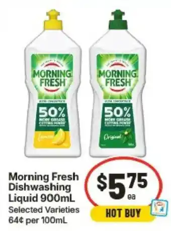 IGA Morning Fresh Dishwashing Liquid offer
