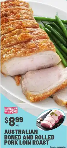 IGA Australian boned and rolled pork loin roast offer