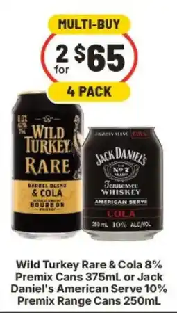 IGA Wild Turkey Rare & Cola offer