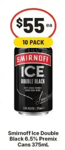 IGA Smirnoff Ice Double Black offer