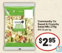 IGA Community Co Sweet & Crunchy Salad Mix offer