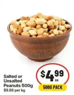 IGA Salted or Unsalted Peanuts offer