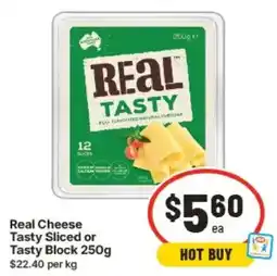 IGA Real Cheese Tasty Sliced or Tasty Block offer