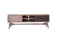 LivingStyles Corbin Acacia Timber TV Unit, 165cm offer