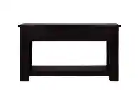 LivingStyles Neasham Mango Wood Console Table, 135cm, Dark Chocolate offer
