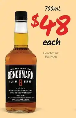 Cellarbrations Benchmark Bourbon offer