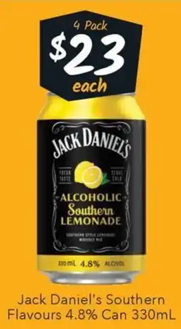 Ritchies Jack Daniel's Southern Lemonade offer