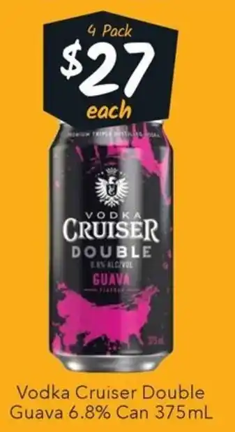Vodka Cruiser Double Guava