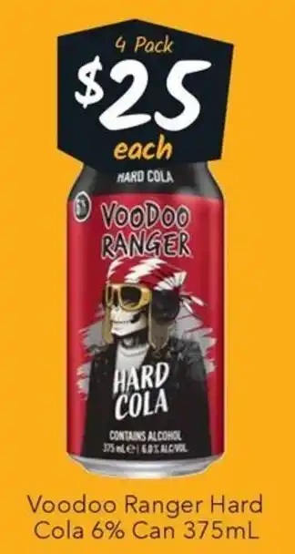 Ritchies Voodoo Ranger Hard Cola offer
