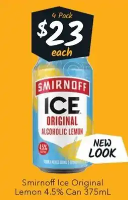 Ritchies Smirnoff Ice Original Lemon offer