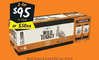 Wild Turkey & Cola