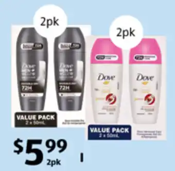 Dove Men+Care Deodorant Roll-On