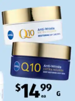 ALDI Nivea Q10 Anti-Wrinkle Extra Nourish offer