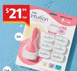ALDI Schick Intuition Lemon Berry offer