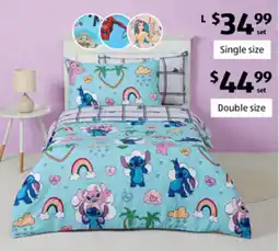 ALDI Quilt Cover Set - Single Size offer